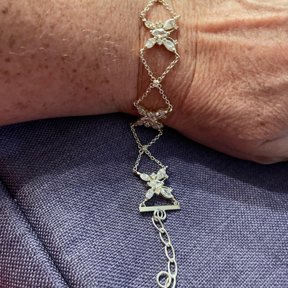 SO SORRY- SOLD Stunning  LENOX set!  Butterfly Sterling 925 watch and bracelet! - Picture 3 of 4